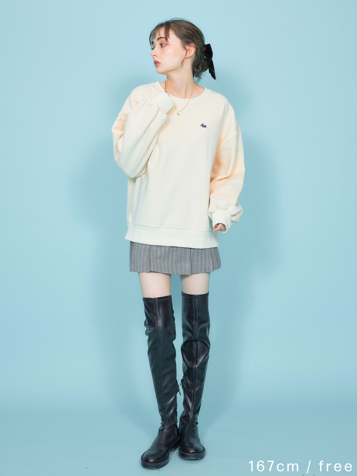 L'Appartement AMRCNロゴ オーバーサイズスウェット AMロゴオーバースウェット – AnnMiru