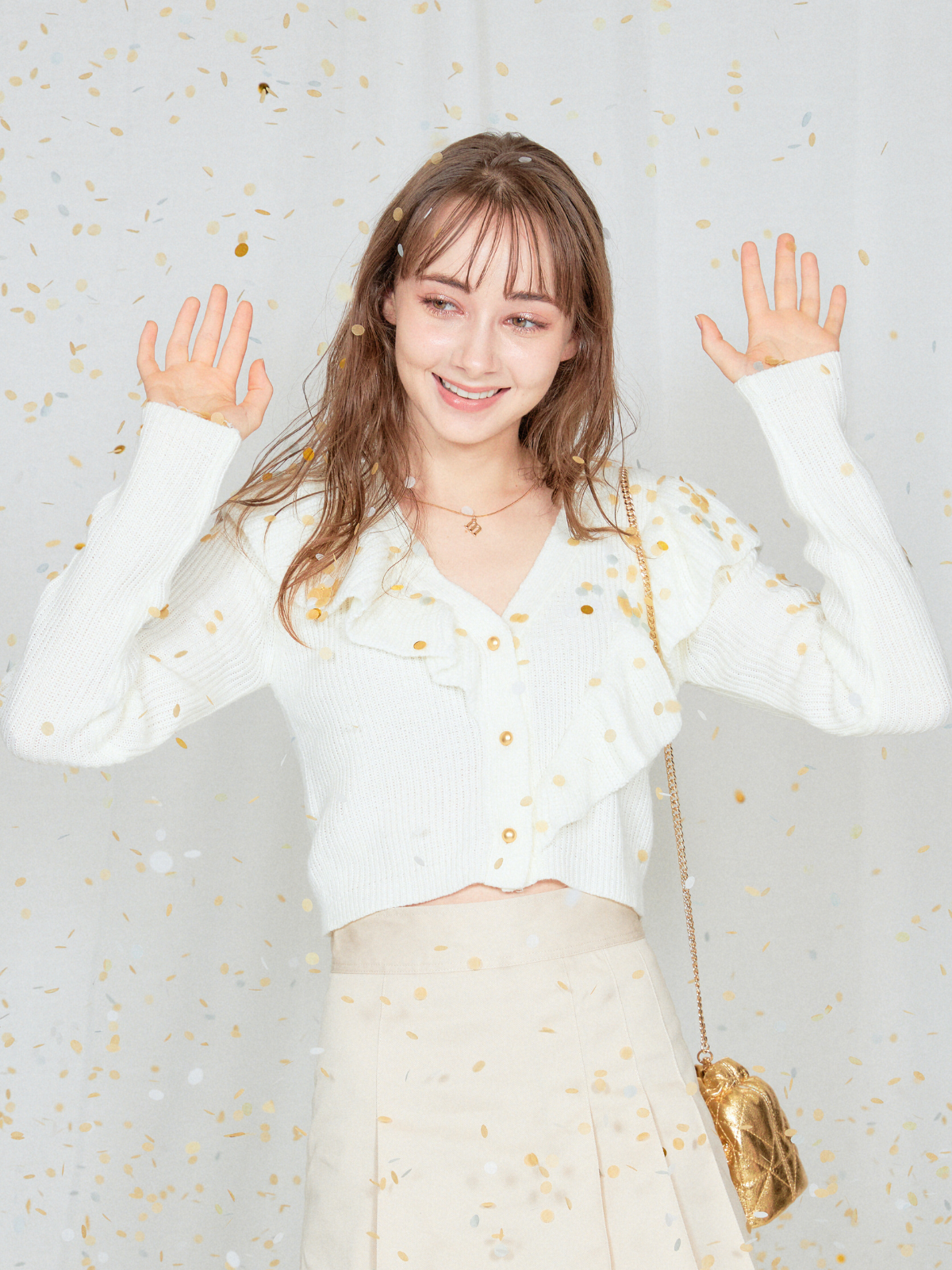 フリルニットカーディガン – AnnMiru