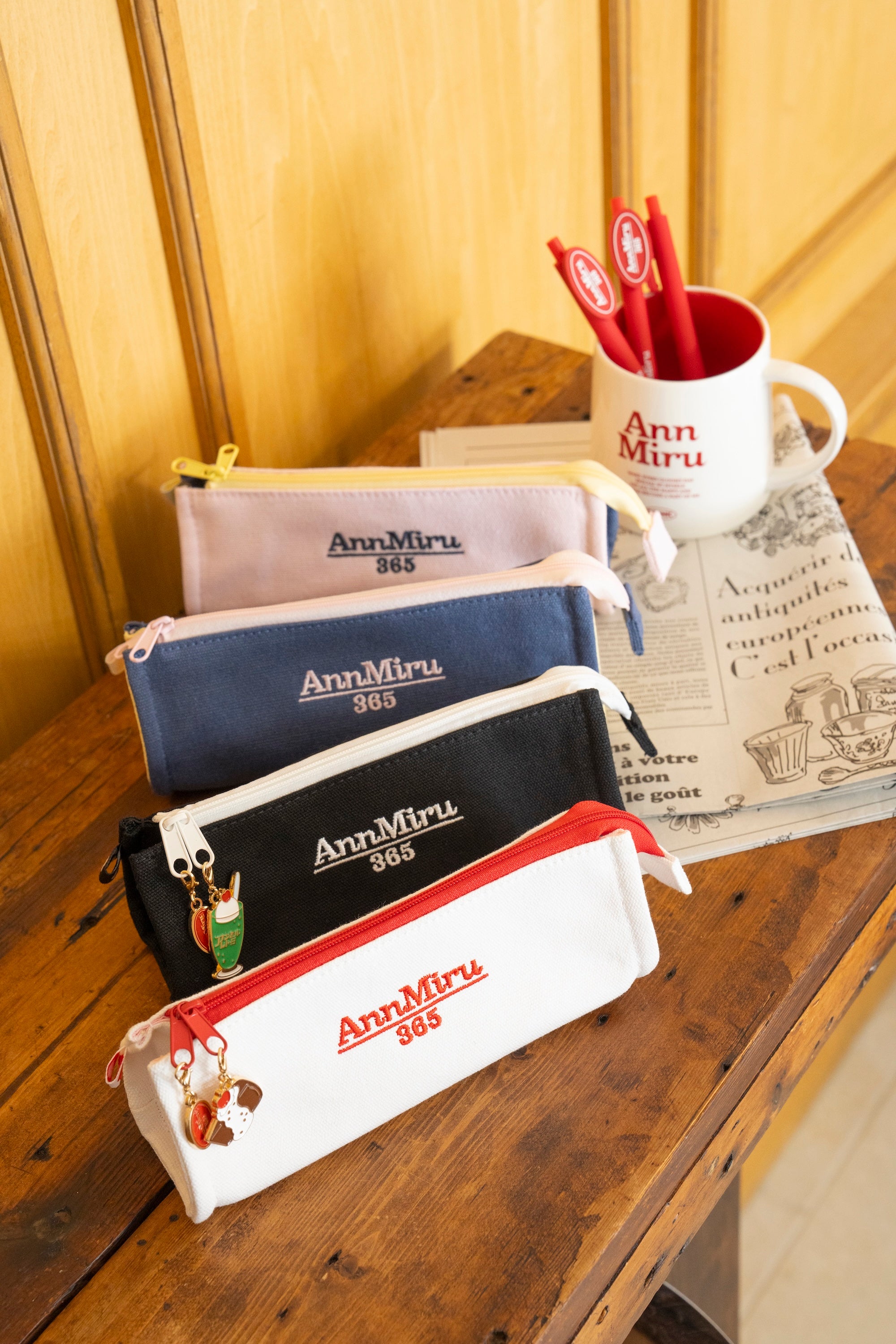 【新品】【未使用】AnnMiru ペンケース 新色追加】AnnMiru ペンケース
