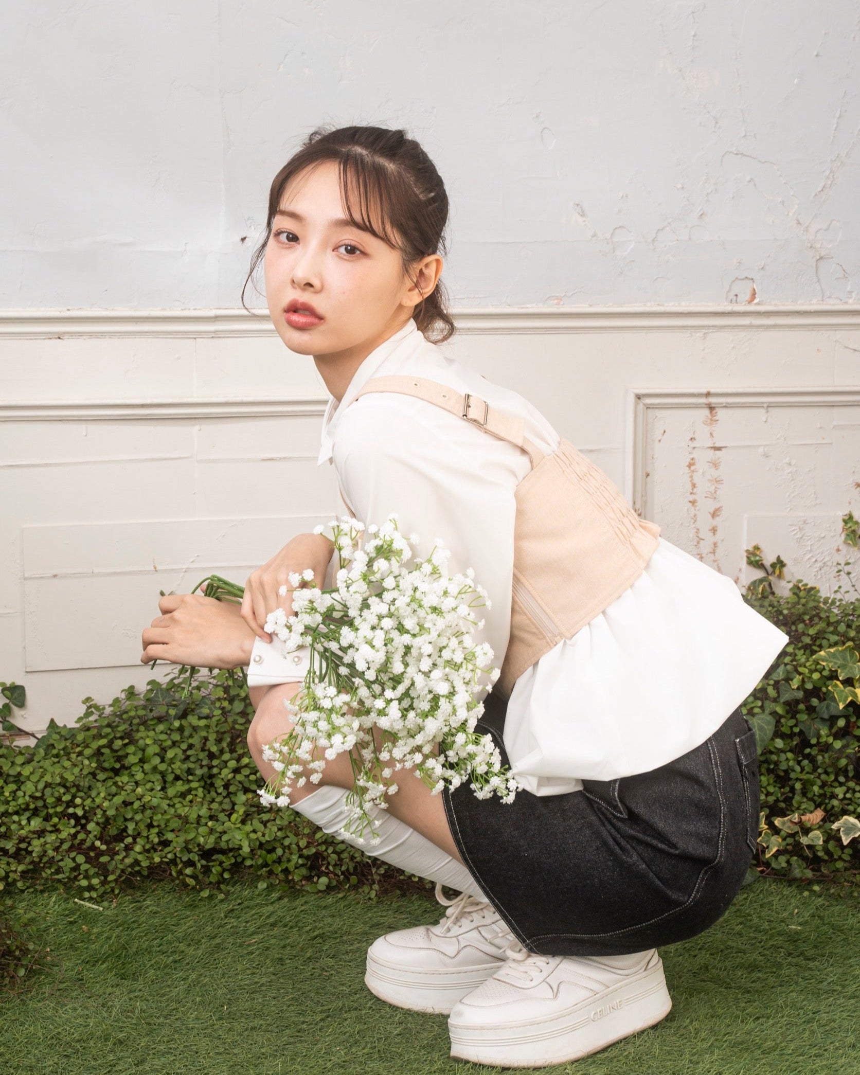 美品 yori ヘムバルーン ブラウス yori ヘムバルーンブラウス 2023 spring